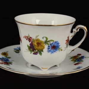 Болеро Весенний букет Набор чайных пар Royal Czech Porcelain russki dom