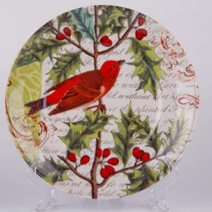 Красная птица Тарелка из керамики Waechtersbach 21 см russki dom