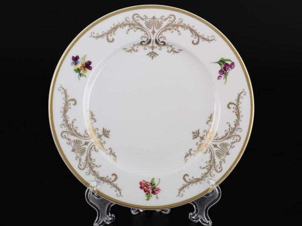 Anette Набор тарелок MZ Starorolskiy Porcelain 17 см russki dom