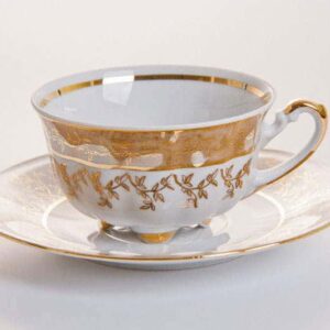 Мария - Лист медовый Набор для чая (чашка 200мл+блюдце) на 6персон russki dom