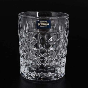 DIAMOND Набор стаканов для виски Crystalite 230 мл russki dom