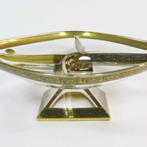Лилит Менажница Astra Gold 25х25 см на ножке Чехия russki dom
