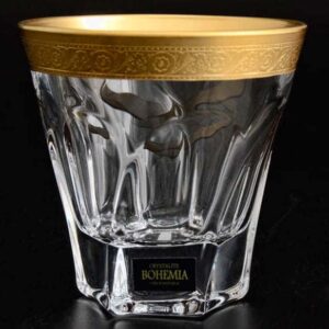 APOLLO золото Набор стаканов для виски Crystalite Bohemia 230 мл russki dom