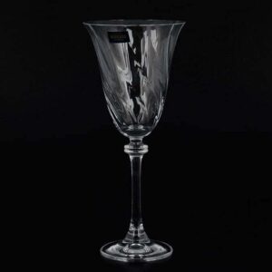 ALEXANDRA Набор витых бокалов для вина Crystalite 185 мл russki dom