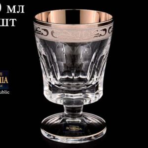 ROMANA Набор стаканов для виски Crystalite Bohemia 220 мл на ножке russki dom