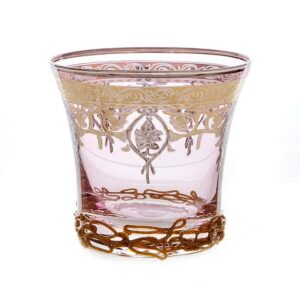 Алессия розовая Набор стаканов для виски Decotech 250 мл.6 шт. russki dom
