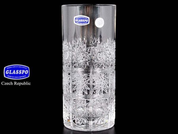 Glasspo  Набор стаканов для воды 350 мл из хрусталя russki dom