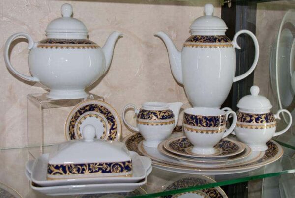 Бельведер Weimar Porcellan Чайный сервиз 31 предмет russki dom