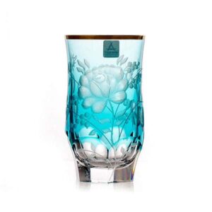 Примерозе Голд Набор стаканов для воды Arnstadt Crystall 300 мл russki dom