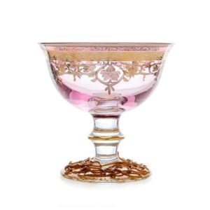 Алессия розовая Ваза для конфет Decotech 12 см. 200 мл. russki dom