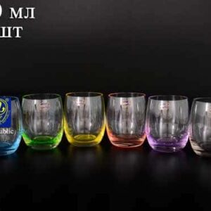 Арлекино Набор стаканов для виски Bohemia Crystal 300 мл russki dom