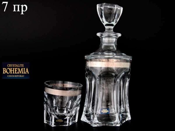 ACAPULCO Набор для виски Crystalite Bohemia 7 предметов russki dom