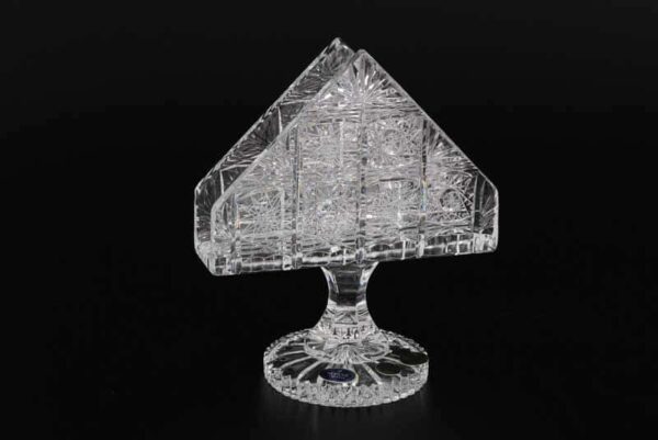 Салфетница 14 см на ножке Sonne Crystal russki dom
