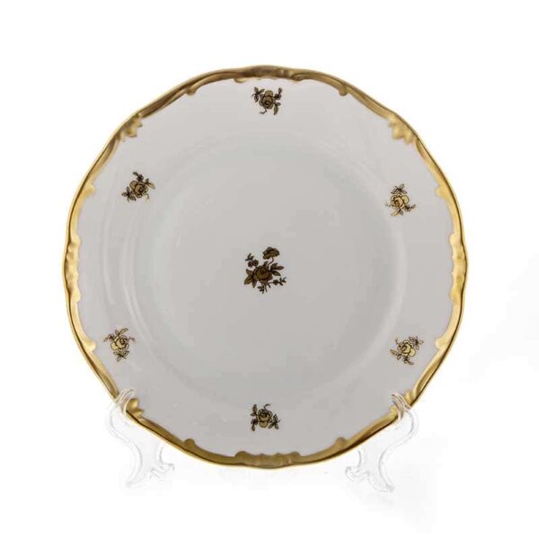 Роза Золотая Набор тарелок Weimar 22 см. 6 шт. russki dom