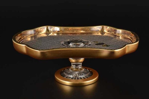 Фелиция Рулетница 27 см Sonne Crystal Золото на ножке russki dom