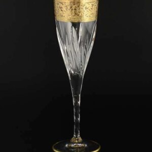 TIMON прозрачный Набор фужеров для шампанского хрустальные из Италии russki dom