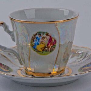 Бернадот Мадонна Набор для чая на 6 персон 12 предметов высокие russki dom