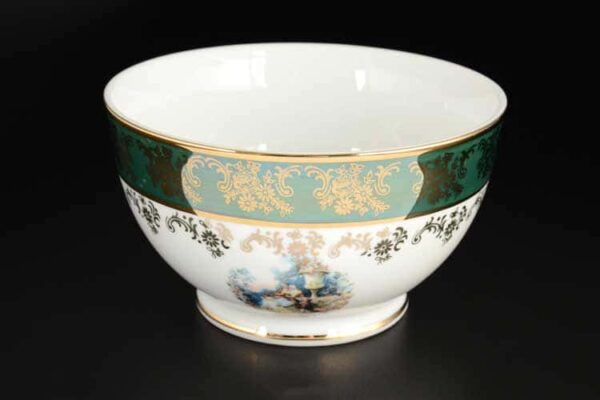 Зеленое Барокко AL Набор пиал Royal Porcelain 13 см 6 шт russki dom