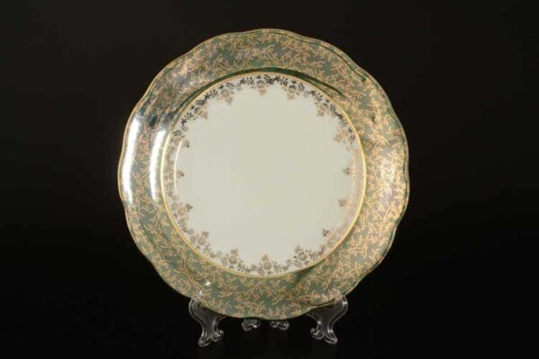 Зеленая Паутинка AL Набор тарелок Royal Porcelain 21 см из 6 штук russki dom