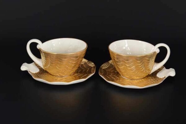 CATTIN Набор чайных пар (2 пары) из фарфора russki dom