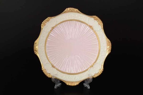 CATTIN розовый Набор тарелок 19 см из фарфора russki dom