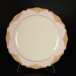 CATTIN розовый Набор тарелок 24 см (6 шт) из фарфора russki dom