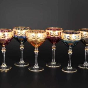Veneziano color Набор креманок для мартини Art Decor 6 шт russki dom