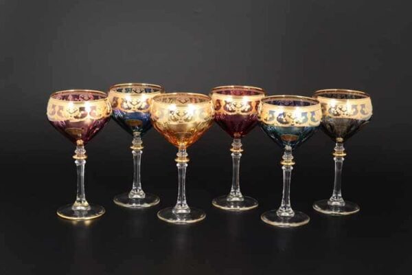 Veneziano color Набор креманок для мартини Art Decor 6 шт russki dom