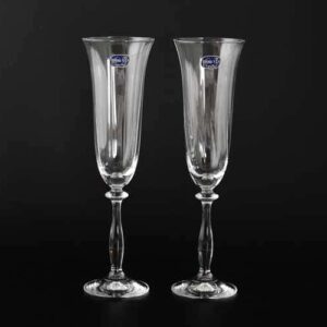 40600 Набор бокалов для шампанского Bohemia Crystal 190 мл (2 шт) russki dom
