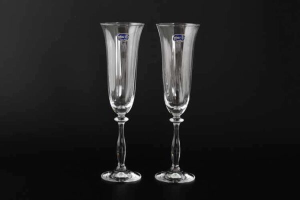 40600 Набор бокалов для шампанского Bohemia Crystal 190 мл (2 шт) russki dom