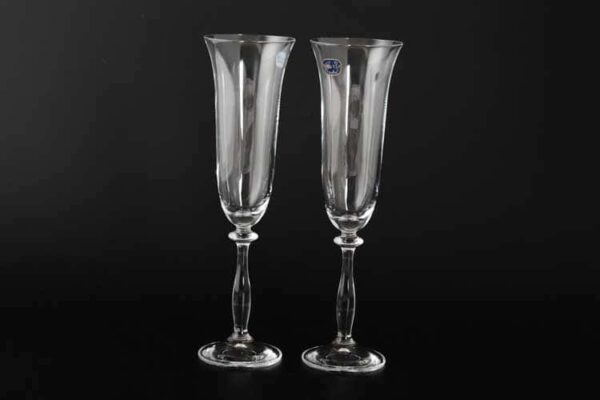 40600 Набор бокалов для шампанского Crystalex 190 мл (2 шт) russki dom