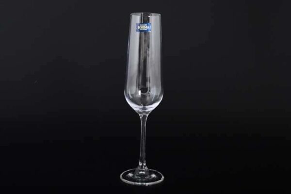 DORA Набор фужеров для шампанского Crystalite 200 мл (6 шт) russki dom