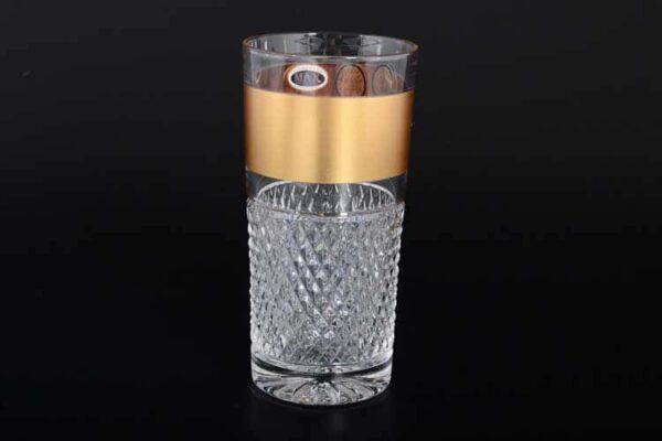Max Crystal Золото матовый Набор стаканов для воды 350 мл (6 шт.) russki dom