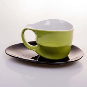 Колани Зеленый Набор чайный Luigi Colani 2 предмета 450 мл russki dom