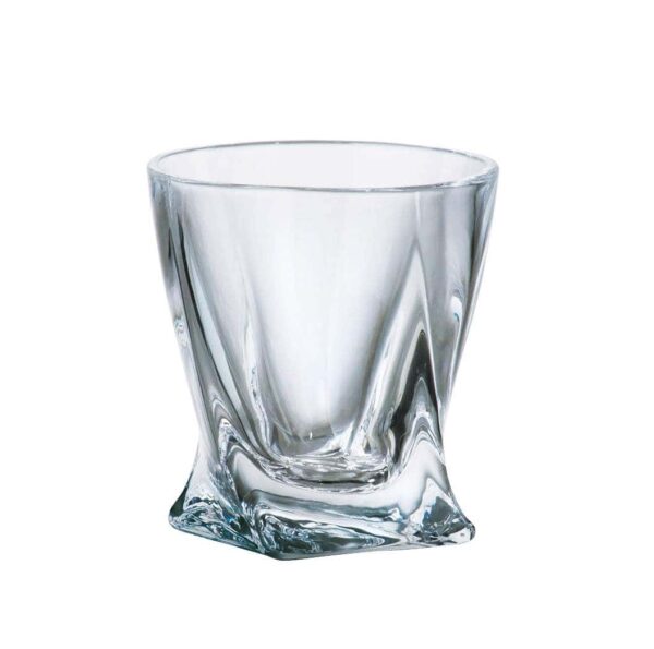 Квадро прозрачный Набор стаканов Crystalite 55 мл russki dom