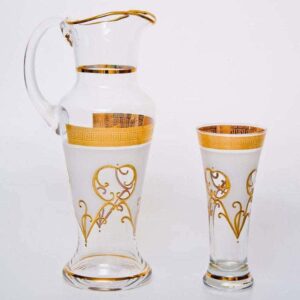 Aнтик Испанский Набор для воды Union Glass (кувшин и 6 стаканов) russki dom