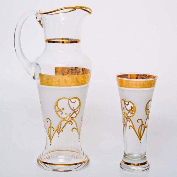 Aнтик Испанский Набор для воды Union Glass (кувшин и 6 стаканов) russki dom