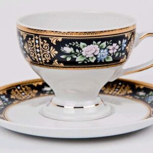 Кристина 8703400 Чайные чашки с блюдцами Thun на 6 персoн russki dom