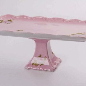 Алвин розовый Рулетница на ножке Weimar Porzellan 36 см russki dom