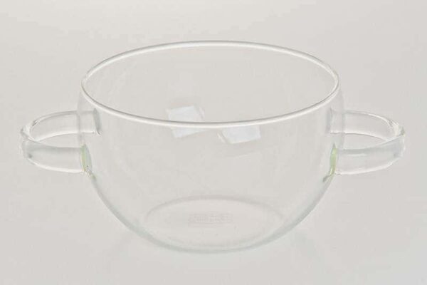 Салатник круглый с ручками Trendglass Jena из жаропрочного стекла russki dom