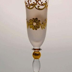 Набор фужеров для шампанского Цветы-Декор 160 мл russki dom