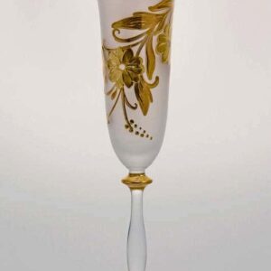 Набор фужеров для шампанского Цветы-Декор 190 мл russki dom