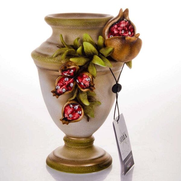 Декоративная ваза Стелла Красный гранат russki dom