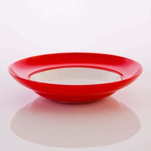 Вехтерсбах красный Набор тарелок 23 см из фарфора russki dom