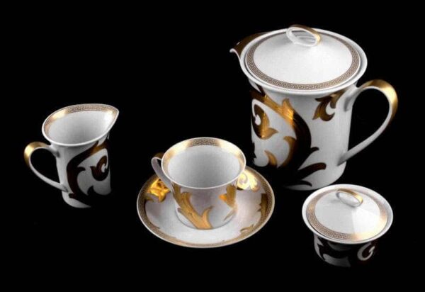Арабески голд Сервиз чайный Rosenthal на 6 персон 15 предметов russki dom