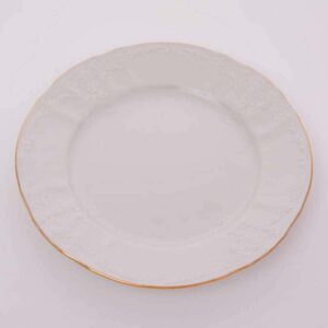 Бернадот белый Набор тарелок из фарфора 17 см 2