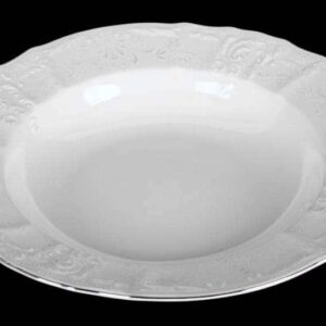 Бернадот платина Набор глубоких тарелок 23 см из фарфора 06967 2