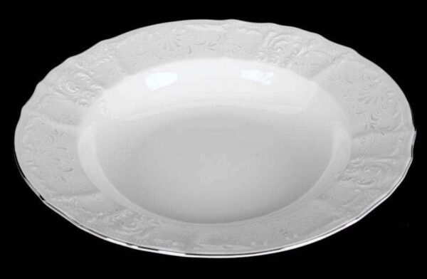 Бернадот платина Набор глубоких тарелок 23 см из фарфора 06967 2