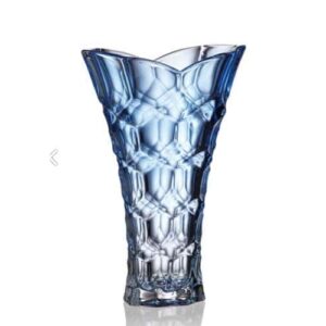 Хани Комб Синий Ваза для цветов Crystalite 35,5 см 2