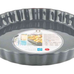 Форма для пирога круглая Esprit de cuisine Festonne d27 см 1,4 л темно-серая 2